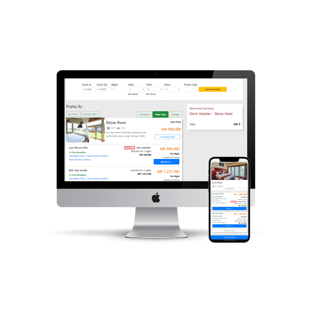 How Booking Engine System Can Help You Increase Your ROI - Omni Hotelier